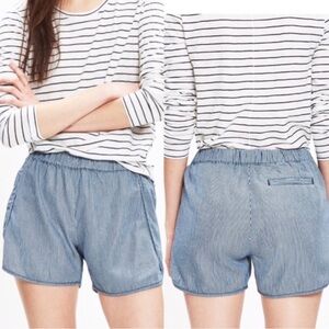 Madewell Railroad Stripe Pull-on Shorts
